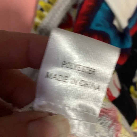 Mink bright/colourful sassy  faux button down the  front skirt,zipper at side - Picture 7 of 7